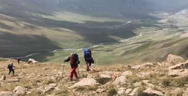 Aufstieg auf den Tashtar Ata