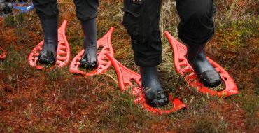 Moorschuhe zum Wandern in Soomaa