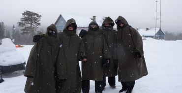 Gruppenbild in traditionellen Sowiki