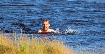 Baden in der Moorkolke soll gesund sein