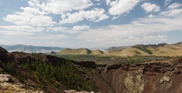 Mongolei - Vulkan Khorgo und Terkh See