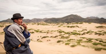 Kamelhirte in der Bayan Gobi