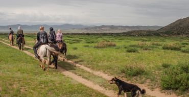 Optional Reiten bei Trekkingtour in der Mongolei