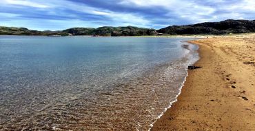 Sandstrand am Polarmeer