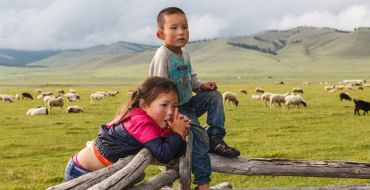 Mongolei - künftige Cowboys (und -girls)