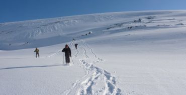 Schneeschuhtour in den Bergen