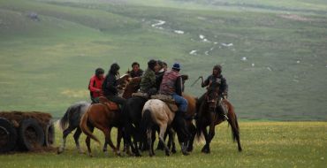 Buzkashi, Naationalsport der Kirgisen