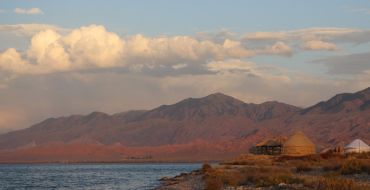 Jurtencamp am Issyk Kul See