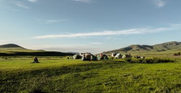 Erste Trekkingtour Mongolei, Zeltlager