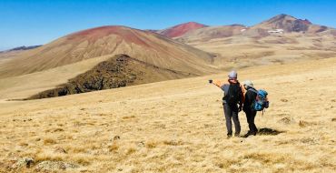 Blick über Hochebene