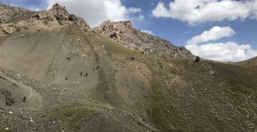 Kurz vor dem Echkili Pass
