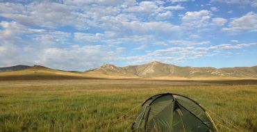 Zeltübernachtung in der Mongolei