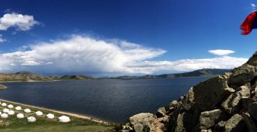 Mongolei Zentral Terkh See