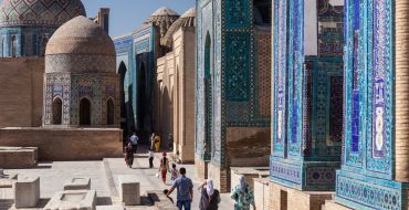 Nekropolis Shah-i-Zinda in Samarkand