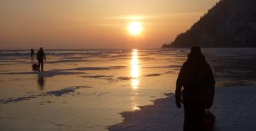 Sonnenuntergang Schumicha-Bucht